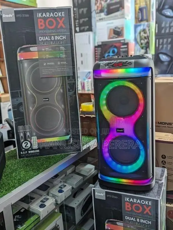 Brodu BTS-2099 High Power Party Speakers with Dual Mic