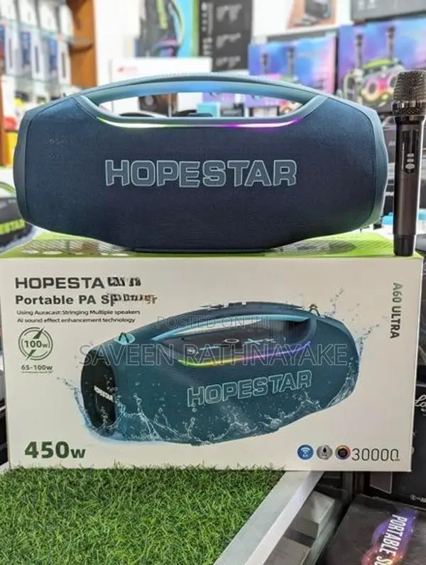 Hopestar A60 Ultra High Power Outdoor Boombox Speakers (450W)