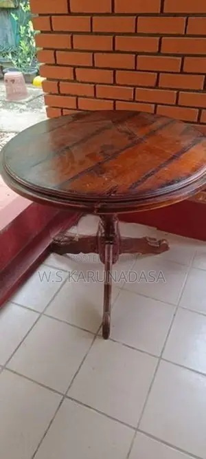 ඇන්ටික් කොස් ලී වටරවුම් මේසය