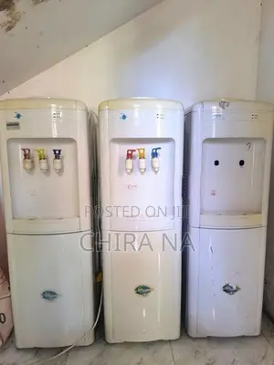 Water Dispenser Standing 3 Tap White Aqua Safe