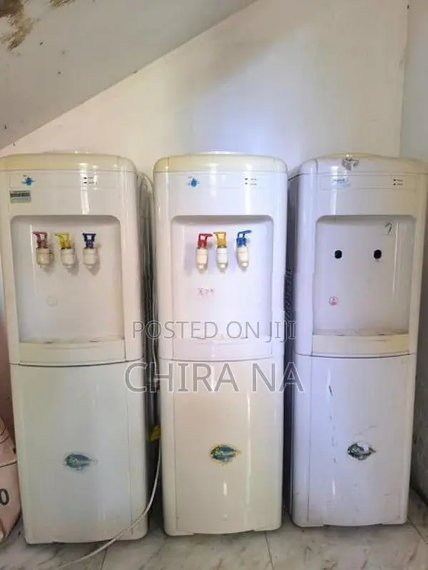 Water Dispenser Standing 3 Tap White Aqua Safe