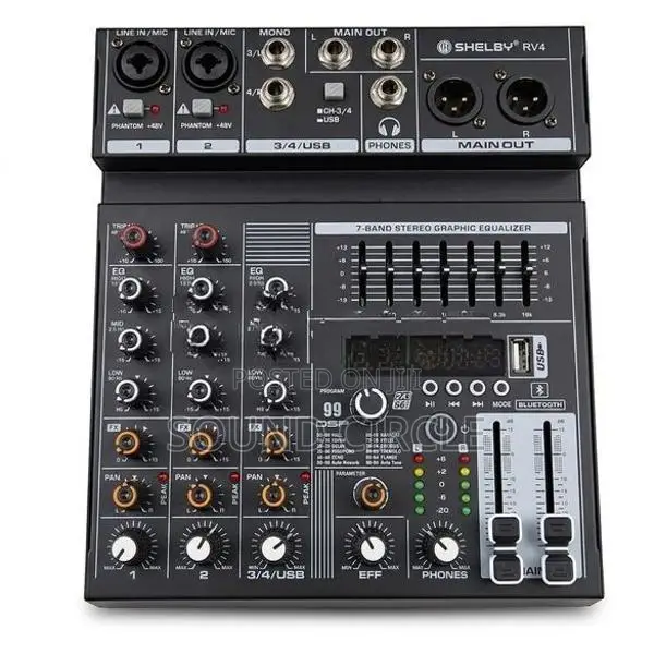 Shelby 4 Channel Mixer RV-4