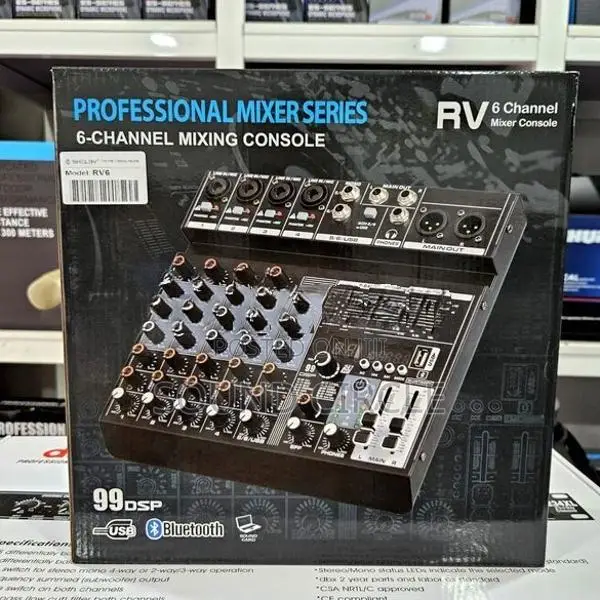 Shelby 6 Channel Mixer RV-6