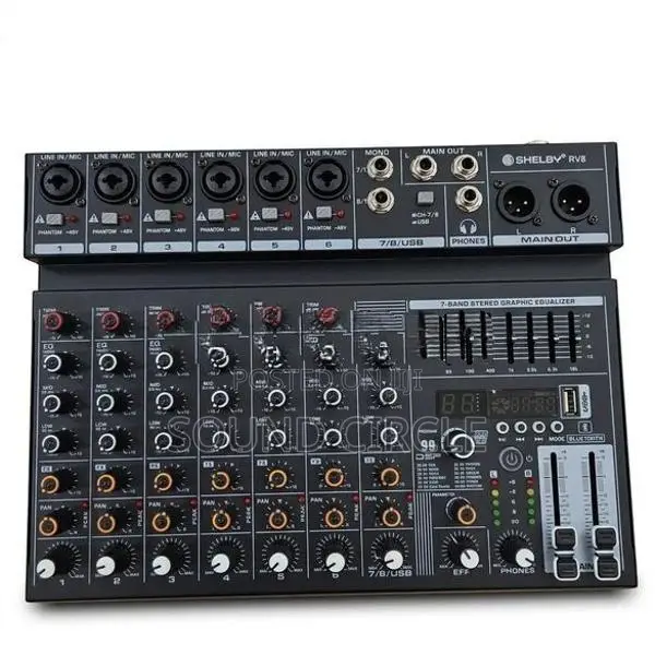 Shelby 8 Channel Mixer RV-8