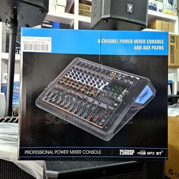 Shelby 8 Channel 1100w Powered Mixer