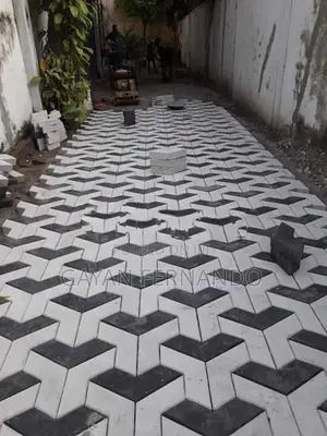 Malaysian Grass with Interlock Paving