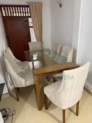 Kitchen Table with Cushioned Chairs