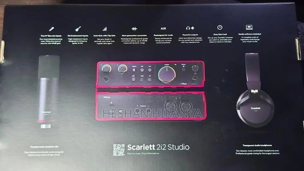 Scarlett focusrite 2i2 4th gen Bundle