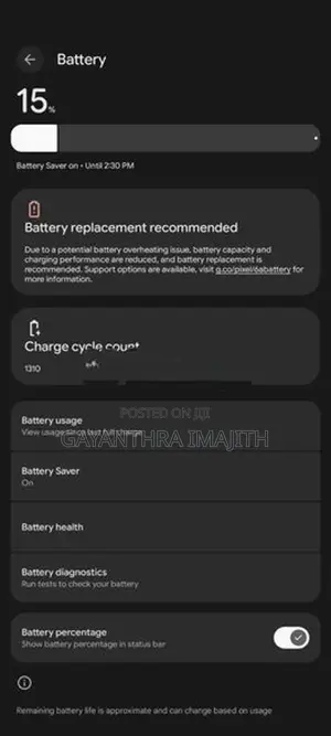 Google Pixel 6a 6GB 128GB (Used)