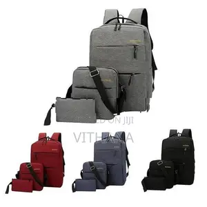 3Pcs Laptop Backpack - GRAY