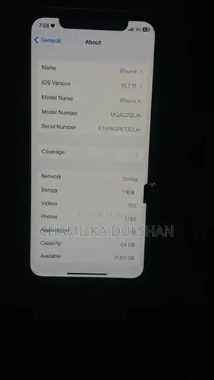 Apple iPhone X (Used)