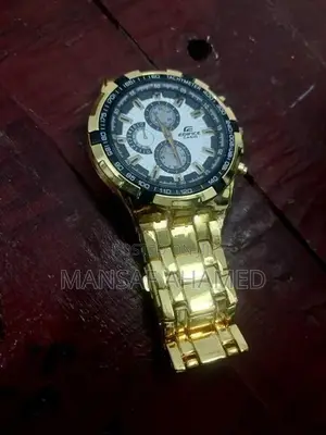 Edifice Brand New Gold Steel Watch for Men