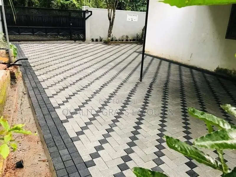 Malaysian Grass with Interlock Paving