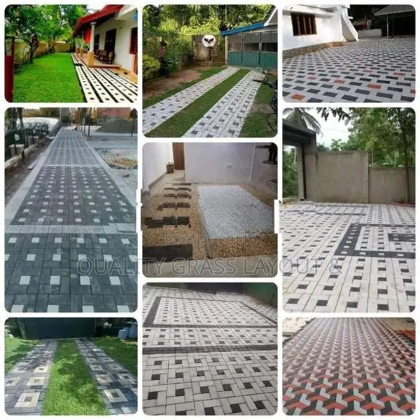 Malaysian Grass with Interlock Paving