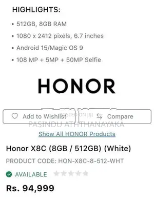 Honor X8c (Used)