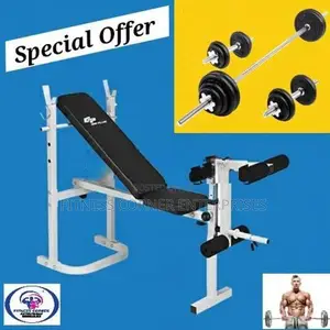 Weight Bench with Full Set New HJ01