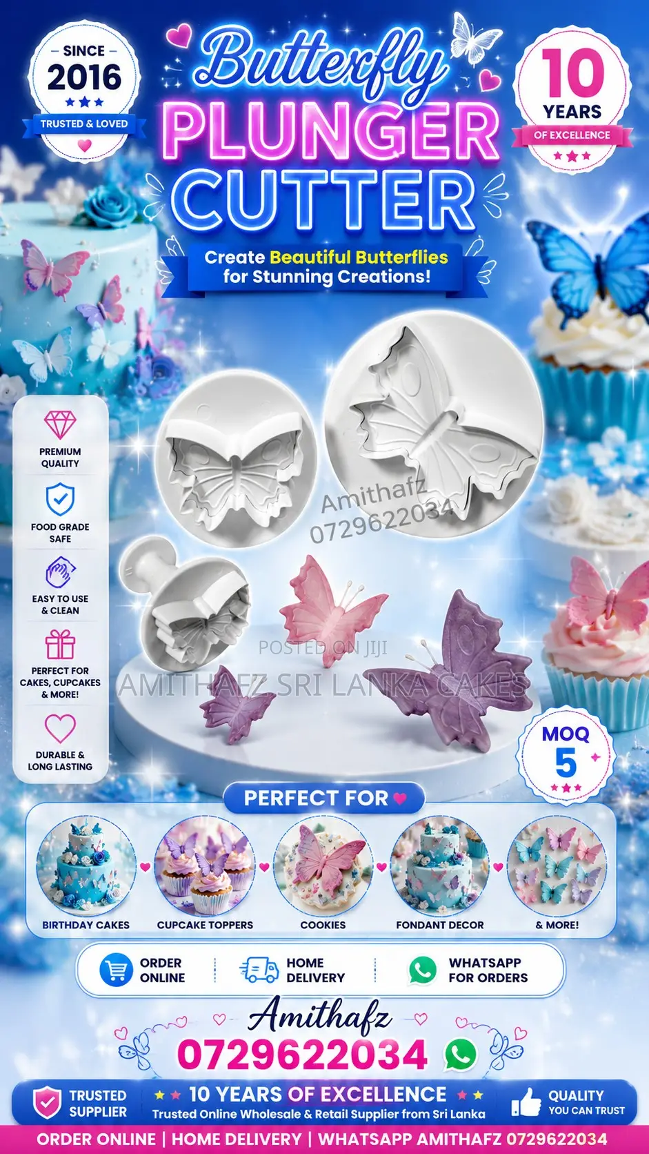Home Bakers • Professional Bakers • Cake Artists • Baking Sri Lanka
