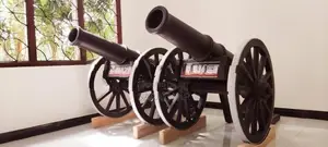 Cement Garden Cannon for Landscape Decor