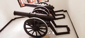 Cement Garden Cannon for Landscape Decor