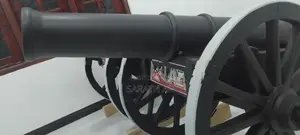 Cement Garden Cannon for Landscape Decor