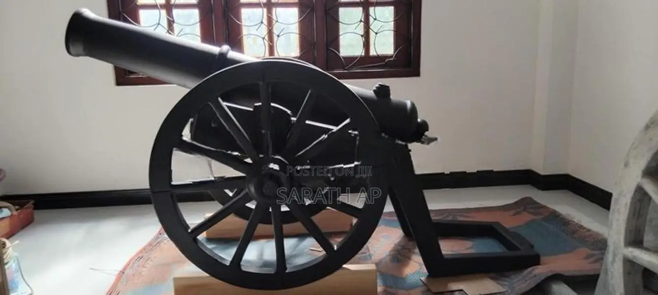 Cement Garden Cannon for Landscape Decor