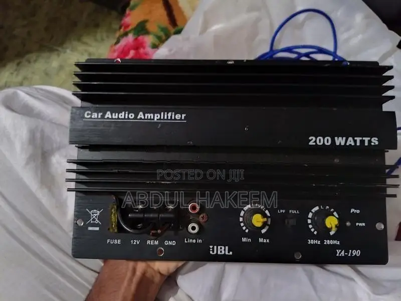 JBL Amp with Speaker Setup