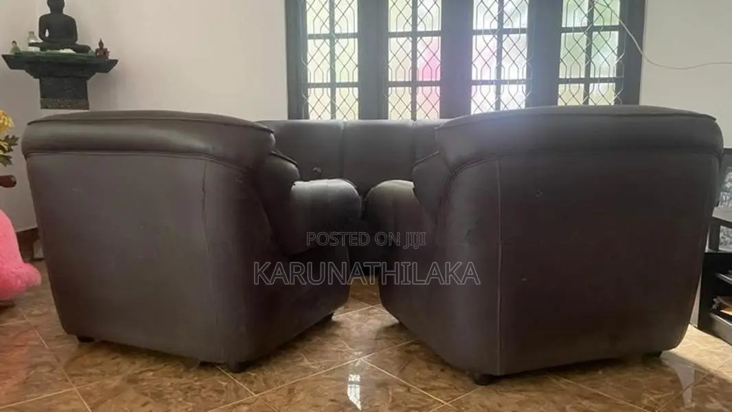 Black Cushion Sofa