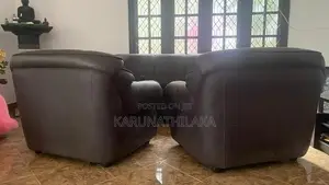 Black Cushion Sofa