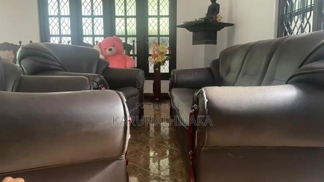 Black Cushion Sofa