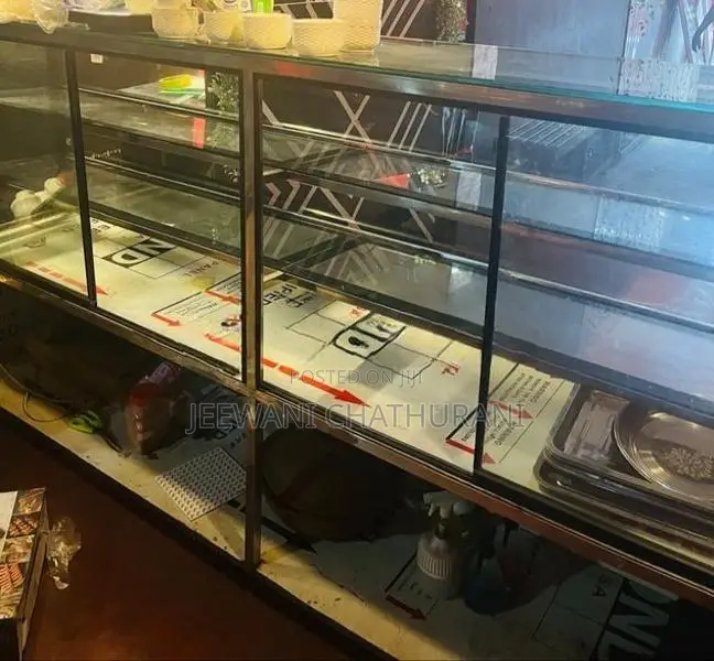 8ft × 2ft Glass Display Showcase