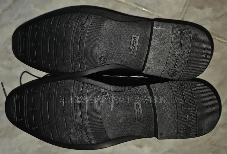 Black Leather Oxford Dress Shoes