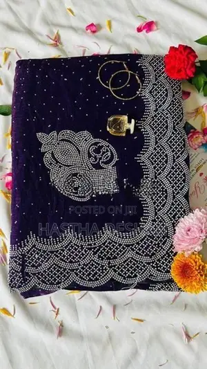 Stone Work Silk Saree