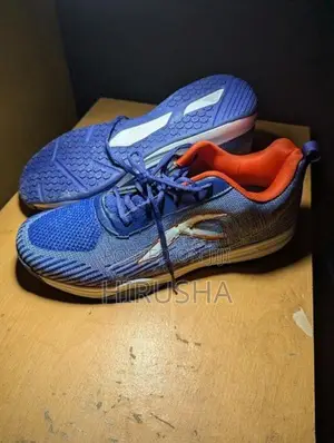 Hundred Size 45 Non Marking Badminton Shoes Dark Blue