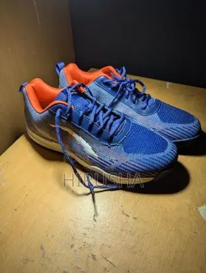 Hundred Size 45 Non Marking Badminton Shoes Dark Blue