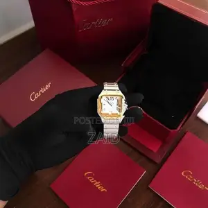 Cartier Santos De Japanese Pure Two Tone Automatic Mens Watch