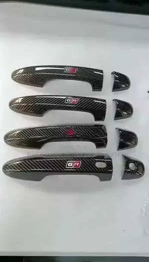 Toyota Hilux Gr Sport Back Carbon Fiber Door Handle Cover 2024