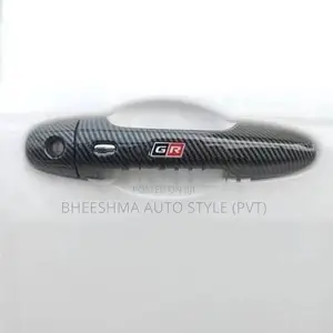 Toyota Hilux Gr Sport Back Carbon Fiber Door Handle Cover 2024