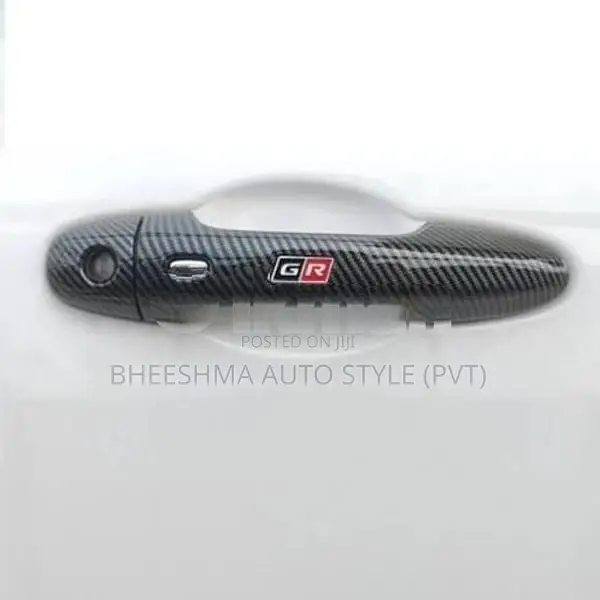Toyota Hilux Gr Sport Back Carbon Fiber Door Handle Cover 2024
