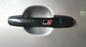 Toyota Hilux Gr Sport Back Carbon Fiber Door Handle Cover 2024