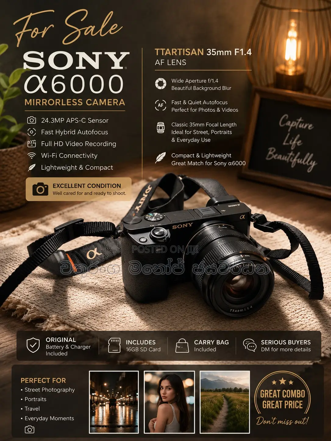 Sony A6000 Mirrorless Camera