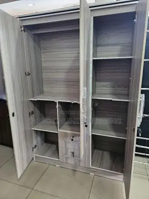 New Ash Color 2 Door Cupboard 6x4 Wardrobe