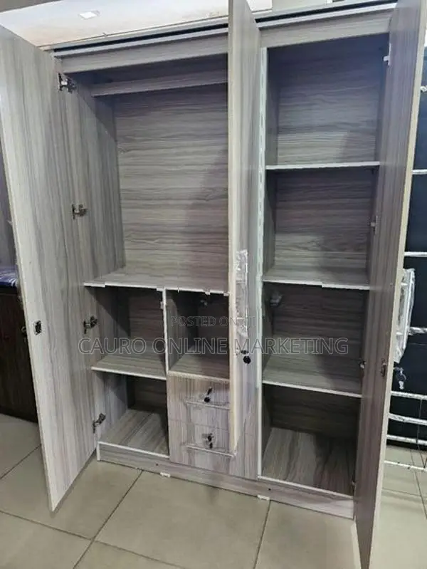 New Ash Color 2 Door Cupboard 6x4 Wardrobe