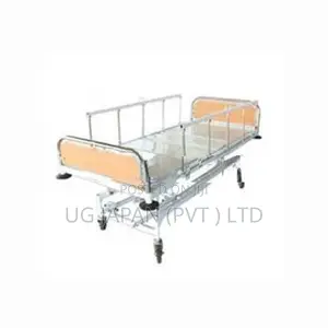 Patient Hospital Bed Three Function Manual With Foldable Mattress