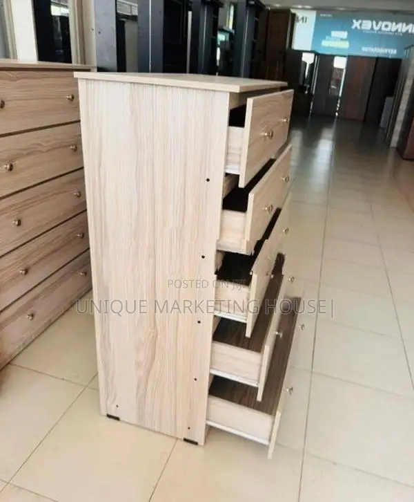 Modern American White Large Chest Drawer Set