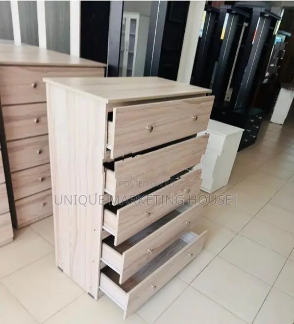 Modern American White Large Chest Drawer Set