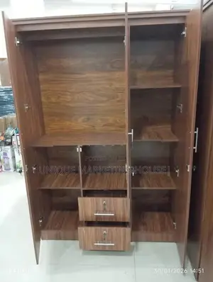 Modern 3 D Dark Cameliya Wardrobe