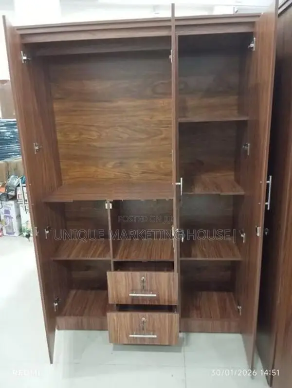 Modern 3 D Dark Cameliya Wardrobe