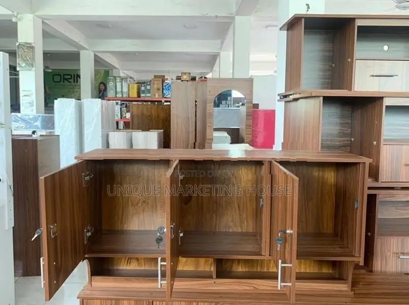 Modern 4FT Ready Made Pantry Cupboard Set