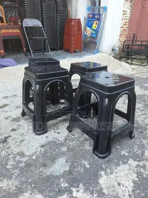 Plastic Black Colour Stools