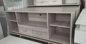 Modern 65” 2 Drawer Melamine Tv Stands